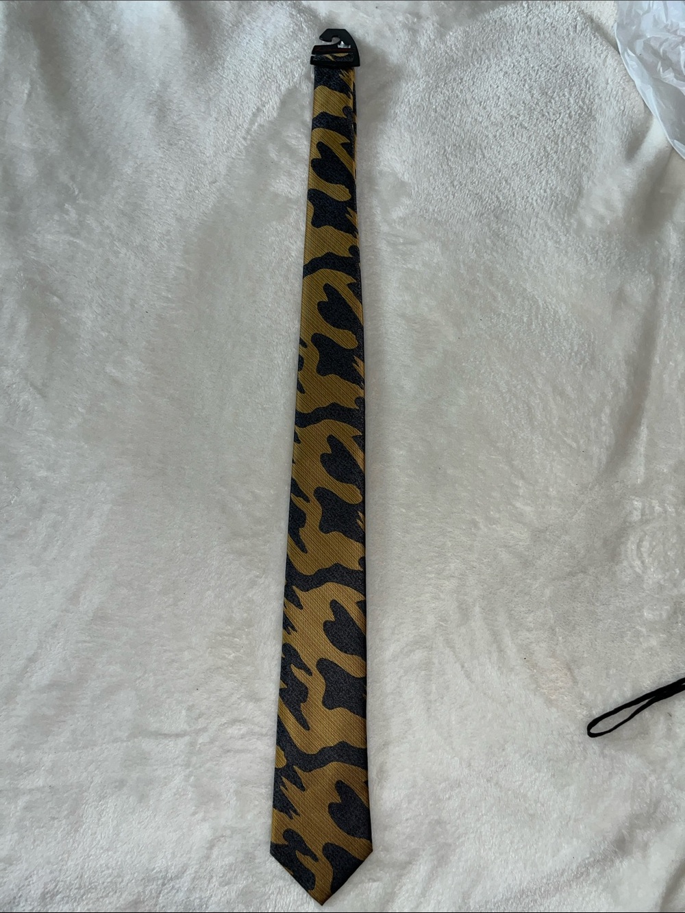 Stacey Adam’s Men's Patterned Tie Bluish black and Gold Nice!